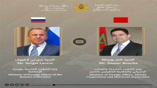 الإحتفاء بالذكرى ال65 لإقامة العلاقات الدبلوماسية بين المغرب روسيا..تبادل رسائل التهنئة بين بوريطة ولافروف