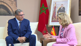 إجتماعات مراكش: السيد أخنوش يتباحث مع النائبة الأولى لرئيس الحكومة الإسبانية