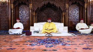 الملك يترأس حفلا دينيا في ذكرى وفاة المغفور له الحسن الثاني