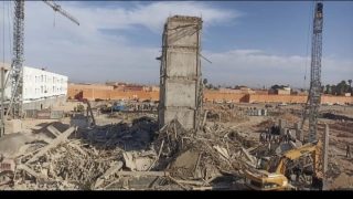 إنهيار ورش بتزنيت يودي بحياة عاملين وإصابة إثنين آخرين
