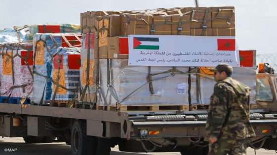 المغرب يوجه مساعدات للفلسطينيين