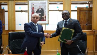 مراسيم المصادقة والتوقيع على اتفاقية استضافة المملكة المغربية للمؤتمر الدولي الرابع حول الصحة العامة بإفريقيا