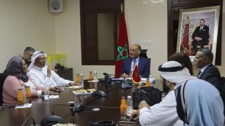 مدير الأكاديمية الجهوية للتربية والتكوين لجهة كلميم واد نون يستقبل جمعية البحرين للعمل التطوعي