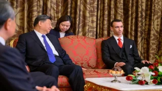 ولي العهد يستقبل الرئيس الصيني