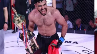 محمد الخيراوي يتألق في بطولة الفنون القتالية المختلطة «MMA» بالصين