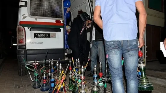 مداهمة مقاهي للشيشة بسيدي إفني وتوقيف مسيريها