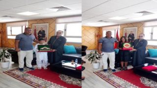 رئيس المجلس الإقليمي لمدينة طنجة يستقبل نائب رئيس جهة العيون الساقية الحمراء… وهذه خلفيات هذا اللقاء