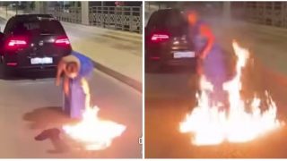 في ظل استنكار عام لهذا الفعل الشنيع . تفاصيل ظاهرة خطيرة بطلاتها مؤثرات تضرمن النار في الشارع العام .