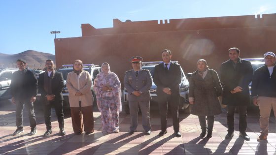 المجلس الإقليمي لكلميم يدعم سرية الدرك الملكي بخمس سيارات نفعية