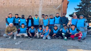 حملة تطوعية لتحسين نظافة وتزيين شارع المختار السوسي بكلميم