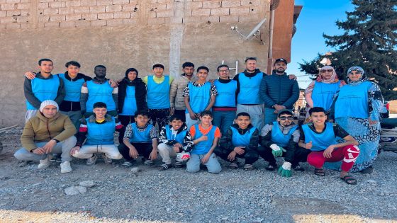 حملة تطوعية لتحسين نظافة وتزيين شارع المختار السوسي بكلميم