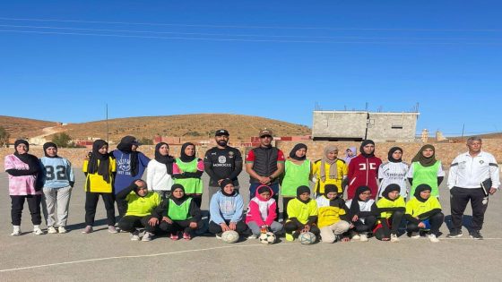 أطباق كروية لفائدة تلميذات دار الطالبة بأنفك لتعزيز كرة القدم النسوية