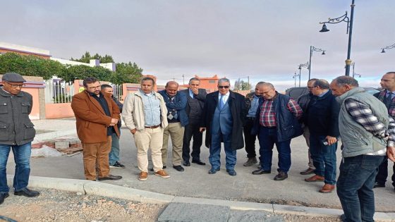 والي جهة كلميم واد نون يقوم بزيارة ميدانية لتتبع أشغال تهيئة شارعي محمد السادس ومولاي رشيد بمدينة كلميم
