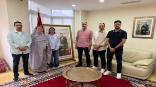 استقبال رسمي لبعثة Swim Academy العيون بالقنصلية المغربية بجزر الكناري