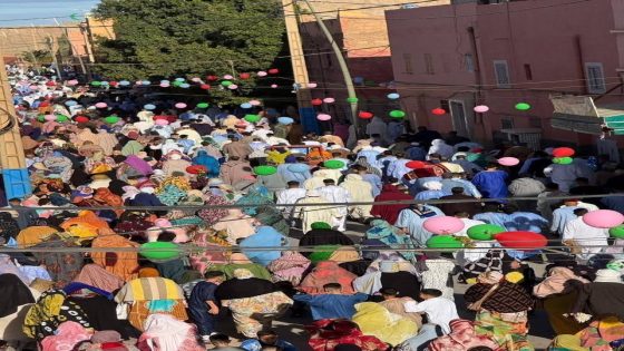 كليميم.. أجواء مهيبة تواكب خروج المصلين من صلاة العيد ومبادرات شبابية تُضفي رونقًا خاصًا