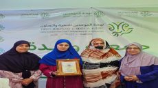حيّ الموحدين يحتفي بابنته خديجة هينا بعد تألقها في مسابقات تجويد القرآن الكريم