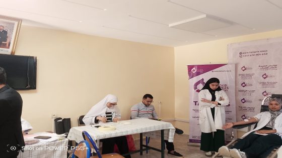 “نبضة حياة” بكلميم.. حملة للتبرع بالدم تعزز روح التضامن وتقرّب فعل العطاء من المتدربين