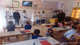 الوحدة الطبية المتنقلة بتيزنيت تنظم حملة توعوية لصحة الفم والجلد بمركزية مجموعة مدارس ابن سينا بأمراغ