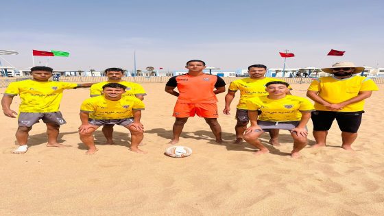 رجاء كسمار يتألق بفم الواد ويعزز حضور إقليم طرفاية في كرة القدم الشاطئية