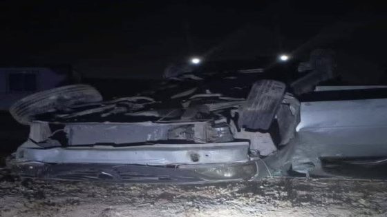 مصرع شاب وإصابة آخر في حادث انقلاب سيارة بين أكلو وتيزنيت