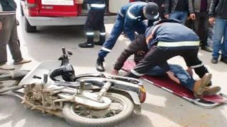 تيزنيت.. إصابة سائق دراجة نارية في حادثة سير وفرار سائق سيارة من مكان الحادث