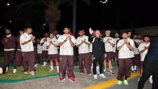استقبال جماهيري حافل لبعثة المنتخب المغربي بمطار الرباط سلا بعد مشاركتها المشرفة في مونديال 2026