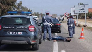 وعكة صحية مفاجئة تنهي حياة شخص أثناء مراقبة مرورية للدرك الملكي بمدخل اشتوكة