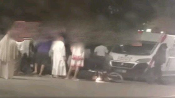 حادثة سير بحي ميملال بمدينة ميدلت